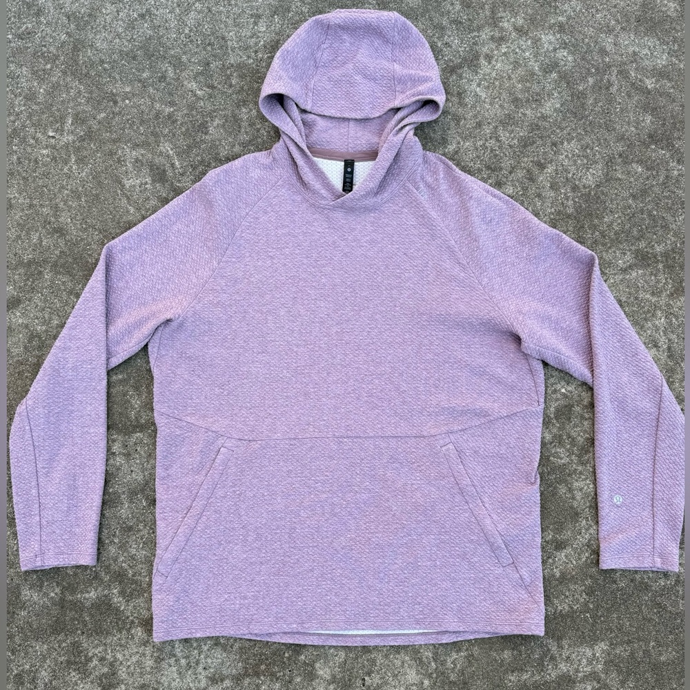 Men’s lululemon athletica Textured Double-Knit Cotton Hoodie Sz XL